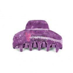 Clama pentru prins parul tip cleste CLM009FF Violet cu model